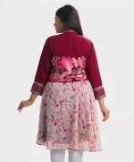 Printed Georgette Koti Style Tunic - Image 4