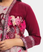 Printed Georgette Koti Style Tunic - Image 2