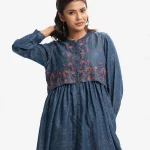 Blue Denim Koti Style Tunic