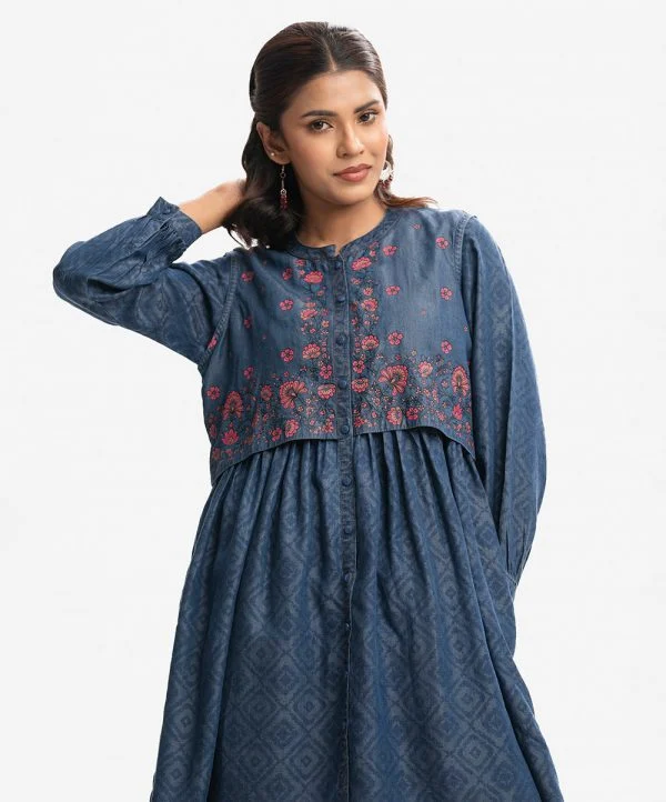 64587275-fd23-4bb1-9d1e-f5e9dc909db9-600x722 Blue Denim Koti Style Tunic - Image 1
