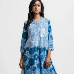 White Cotton A-line Tunic